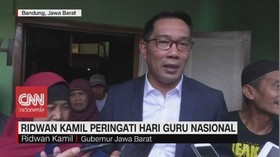 VIDEO: Ridwan Kamil Peringati Hari Guru Nasional