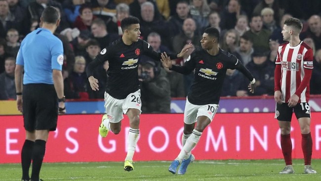 Manchester United ditahan imbang Sheffield United 3-3 di pertandingan pekan ke-13 Liga Inggris di Stadion Bramall Lane, Minggu (24/11).