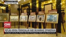 VIDEO: Replika Peninggalan Nabi Muhammad Dipamerkan