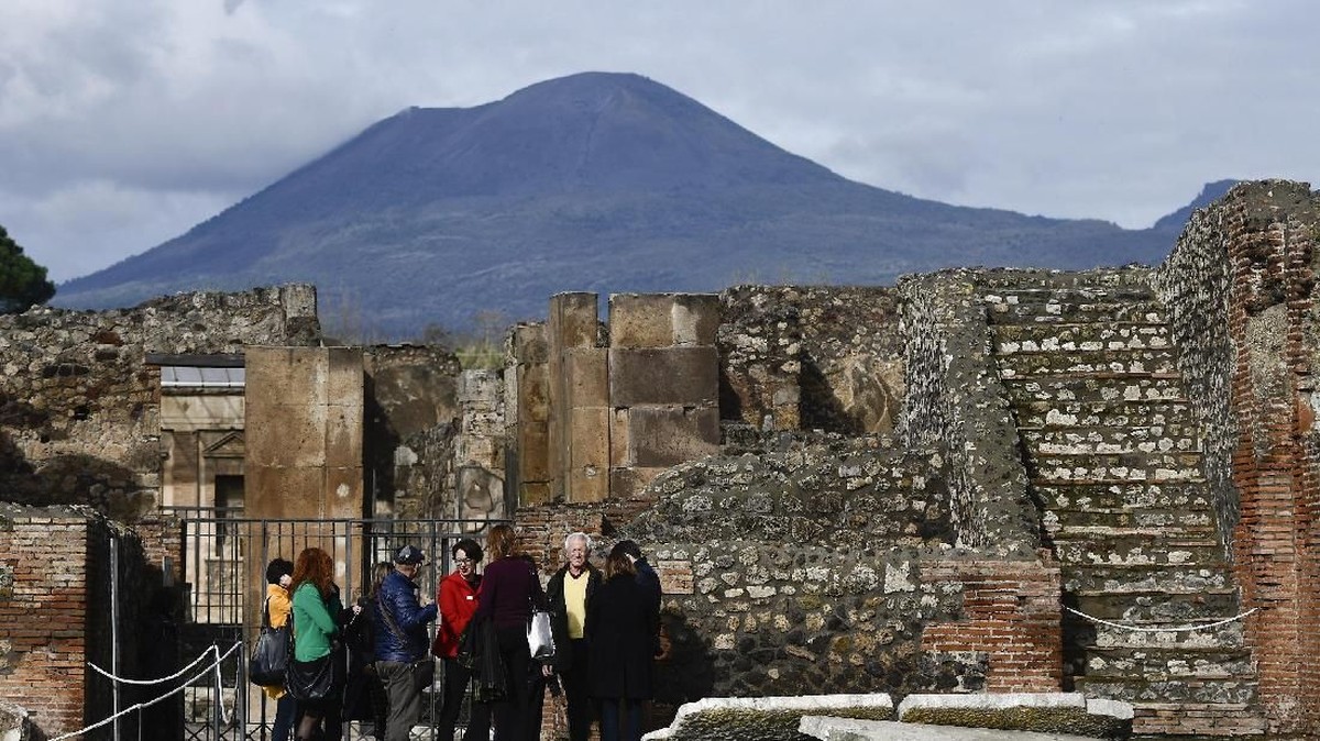 FOTO: Rupa Reruntuhan Pemandian Hartawan Pompeii