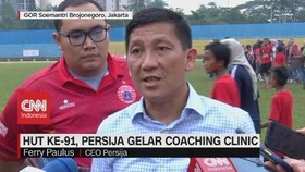 VIDEO: HUT ke-91, Persija Gelar Coaching Clinic