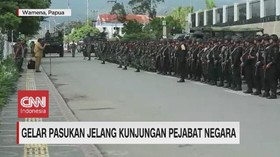 VIDEO: Gelar Pasukan Jelang Kunjungan Pejabat Negara