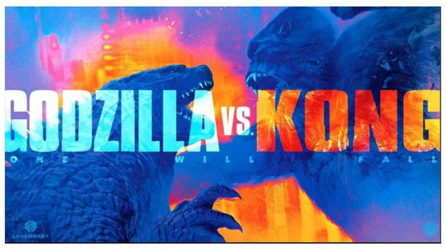 Cuplikan pertarungan dua raksasa legendaris tersaji dalam trailer perdana film Godzilla vs. Kong yang dirilis pada Minggu (24/1).