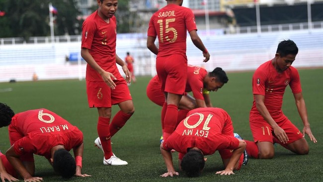 Berikut jadwal siaran langsung Timnas Indonesia U-23 vs Laos pada ajang SEA Games 2019 di Stadion Imus Grandstand.