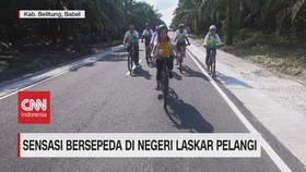 VIDEO: Sensasi Bersepeda di Negeri Laskar Pelangi