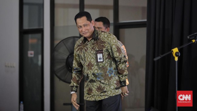 Direktur Utama Perum Bulog Budi Waseso saat peluncuran Panganan.com. Jakarta, Selasa, 26 November 2019.