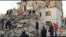 VIDEO: Gempa Magnitudo 6,4 Guncang Albania