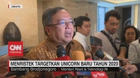 VIDEO: Menristek Targetkan Unicorn Baru Tahun 2020