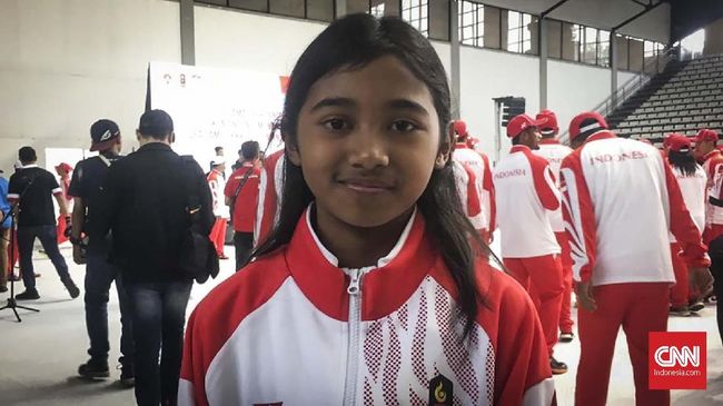 Kisah Kyandra, Atlet Cilik 10 Tahun di Kontingen SEA Games Atlet termuda kontingen Indonesia untuk SEA Games 2019 adalah Kyandra Kailana Susanto yang baru berusia 10 tahun.