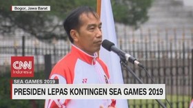 VIDEO: Presiden Lepas Kontingen Sea Games 2019