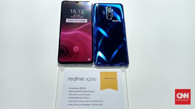 Realme mendaratkan dua ponsel flagship teranyar, yakni Realme X2 Pro dan ponsel level entry Realme 5S pada hari ini (27/11).