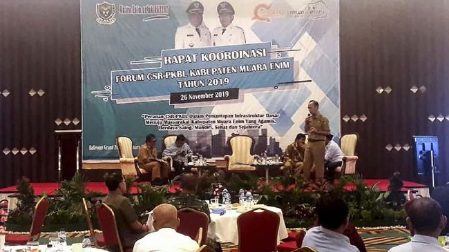 Pemkab Muara  Enim  Gelar Rakor Pembangunan CSR PKBL