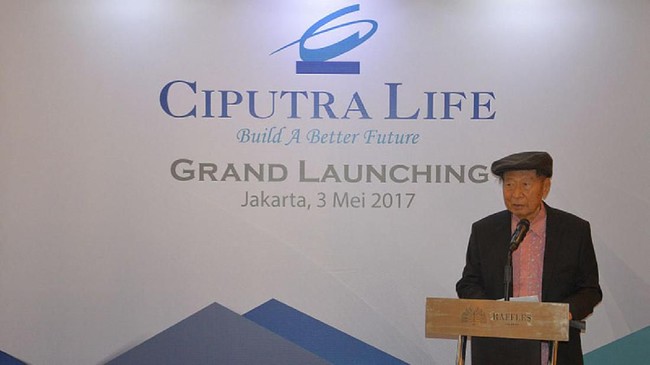 Ciputra mengawali usahanya dari perusahaan properti sebelum menggurita menyentuh bisnis asuransi.