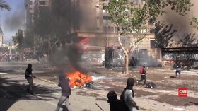 VIDEO: Aksi Unjuk Rasa di Chile, 26 Warga Tewas dan Terluka