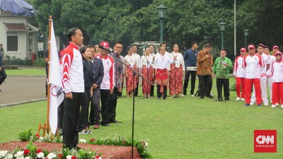 Presiden Jokowi menginginkan Indonesia duduk di posisi dua besar pada SEA Games 2019.