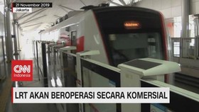 VIDEO: LRT Akan Beroperasi Komersial Mulai 1 Desember 2019