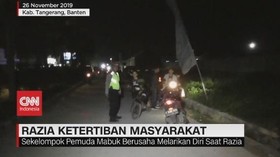 VIDEO: Tabrak Polisi, Sekelompok Remaja Mabuk Hindari Razia