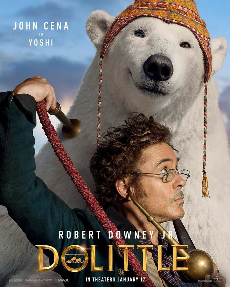 Nonton Movie: Robert Downey Jr Pamer Penampakan Karakter Film Dolittle Robert Downey Jr berperan sebagai Dr. John Dolittle dalam film animasi komedi Dolittle. Robert juga mengunggah poster penampakan sejumlah karakter di Instagram.