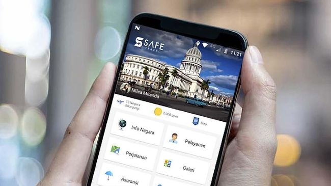 Kemlu berharap semakin banyak WNI yang menggunakan aplikasi Safe Travel selagi berwisata ke luar negeri.