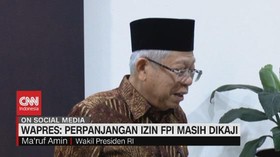 VIDEO - Wapres: Perpanjangan Izin FPI Masih Dikaji