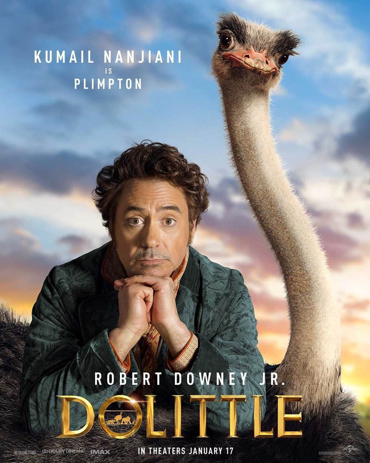 Robert Downey Jr berperan sebagai Dr&period; John Dolittle dalam film animasi komedi Dolittle&period; Robert juga mengunggah poster penampakan sejumlah karakter di Instagram&period;