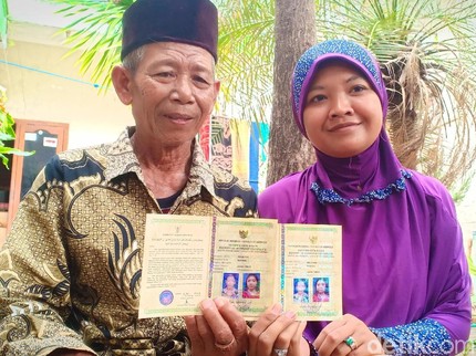 Pria 70 Tahun Nikah ke-9 Kali dengan Wanita Muda, Mas Kawin Rp50 Ribu