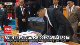 VIDEO: APBD DKI Jakarta di 2020 Capai Rp. 87,95 T
