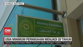 VIDEO: Usia Minimum Pernikahan Menjadi 19 Tahun
