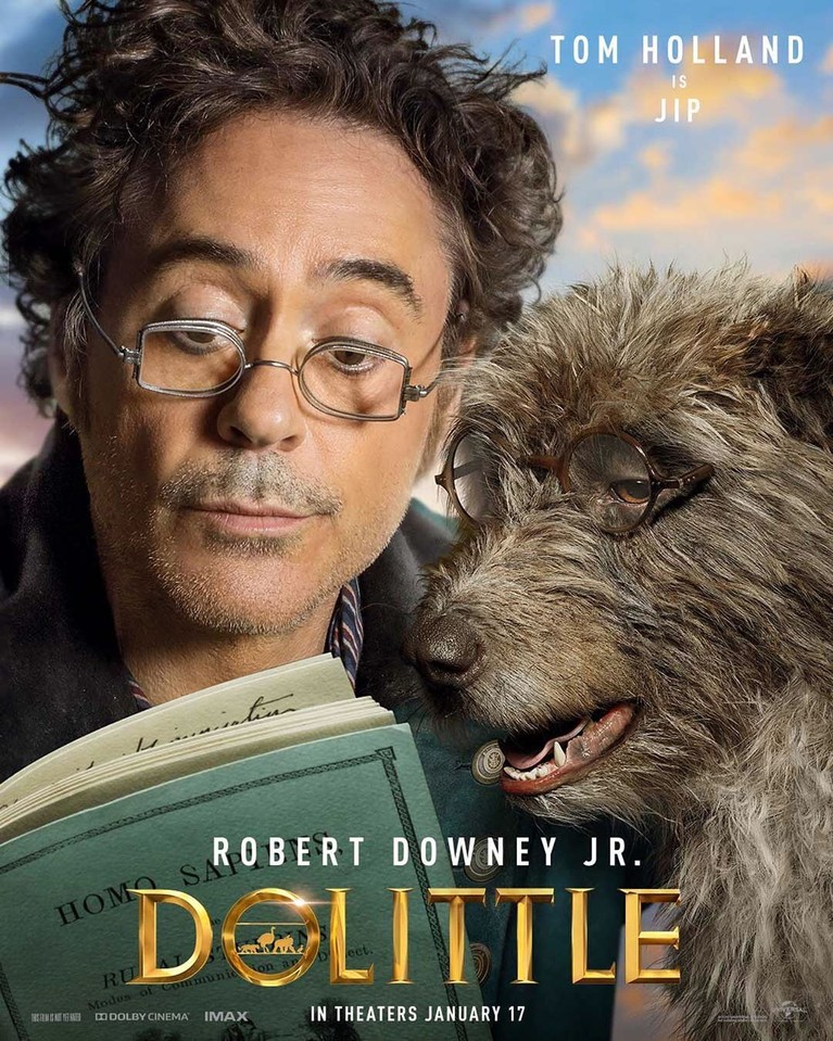 Nonton Movie: Robert Downey Jr Pamer Penampakan Karakter Film Dolittle Robert Downey Jr berperan sebagai Dr. John Dolittle dalam film animasi komedi Dolittle. Robert juga mengunggah poster penampakan sejumlah karakter di Instagram.