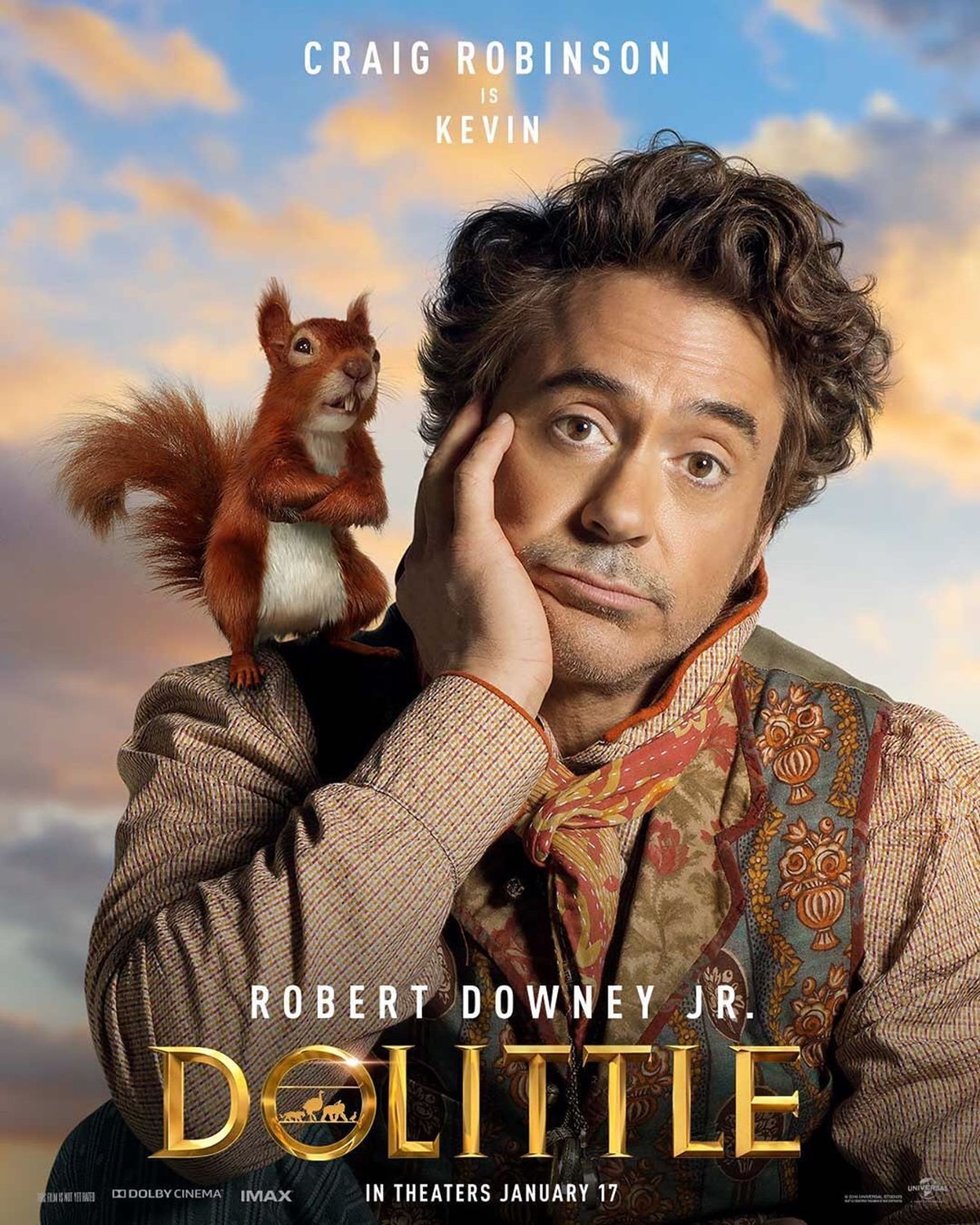 Robert Downey Jr berperan sebagai Dr&period; John Dolittle dalam film animasi komedi Dolittle&period; Robert juga mengunggah poster penampakan sejumlah karakter di Instagram&period;