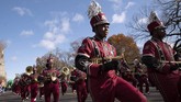 FOTO: Kemeriahan Parade Thanksgiving di Amerika Serikat Macy's Thanksgiving Day Parade dirayakan setiap akhir tahun di New York, Amerika Serikat untuk menyambut Natal.
