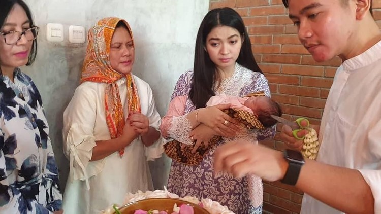 Gibran Rakabuming Raka dan Selvi Ananda baru saja menggelar tasyakuran akikah anak kedua mereka, La Lembah Manah.