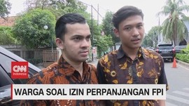 VIDEO: Warga Soal Izin Perpanjangan FPI