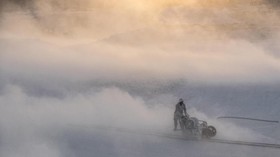 FOTO: Kisah Pilu Penambang Batu Kapur Mesir