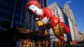 FOTO: Kemeriahan Parade Thanksgiving di Amerika Serikat Macy's Thanksgiving Day Parade dirayakan setiap akhir tahun di New York, Amerika Serikat untuk menyambut Natal.