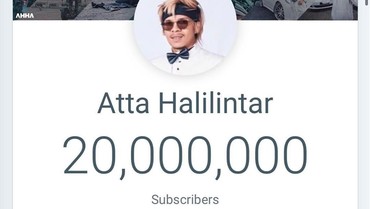 img-title Raih 20 Juta Subscriber, Atta Halilintar: Pertama di Asia Pasifik