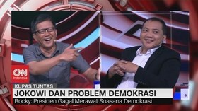 VIDEO: Rocky Vs Taufik Soal Komitmen Jokowi Berantas Korupsi