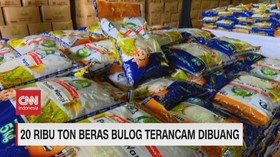 VIDEO: Mubazir, 20 Ribu Ton Beras Bulog Terancam Dibuang