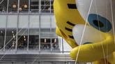 FOTO: Kemeriahan Parade Thanksgiving di Amerika Serikat Macy's Thanksgiving Day Parade dirayakan setiap akhir tahun di New York, Amerika Serikat untuk menyambut Natal.