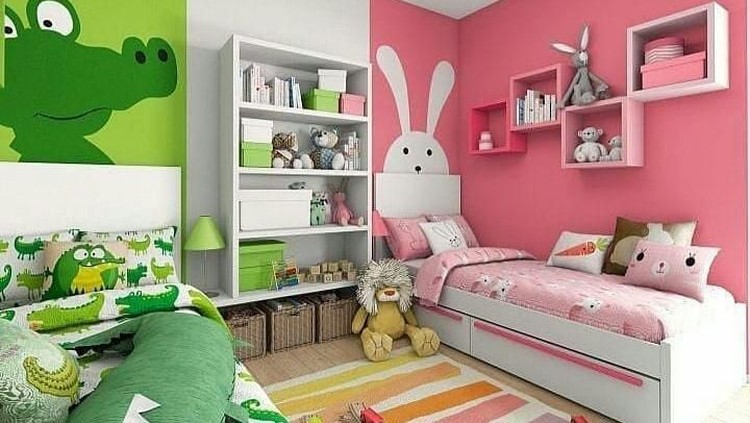 Tips Rumah Minimalis Menata Kamar  Anak  dan Pilihan Warna Cat 