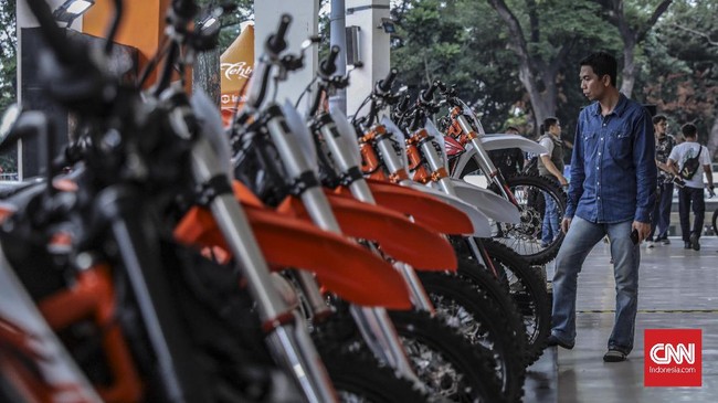 Kemenperin menargetkan ekspor sepeda motor melonjak menjadi 1,75 juta unit pada 2035.