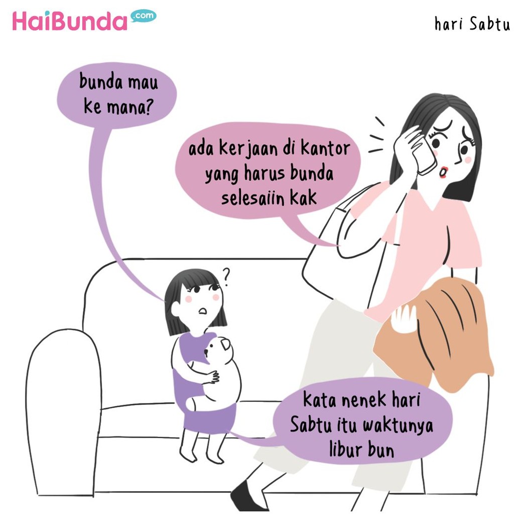 Jleb! Bunda di komik ini dapat pertanyaan menohok anak. Si kecil pernah mengutarakan hal serupa? Share yuk.