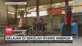 VIDEO: Pak Nadiem, Ada Sekolah Nyaris Ambruk di Sulbar