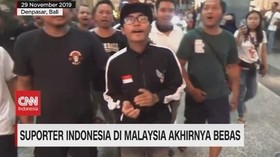 VIDEO:Suporter Indonesia Yang Ditahan Malaysia Akhirnya Bebas