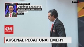 VIDEO: Arsenal Resmi Pecat Unai Emery