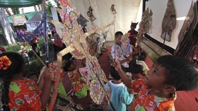 FOTO: Menanti Calon Dalang Masa Depan