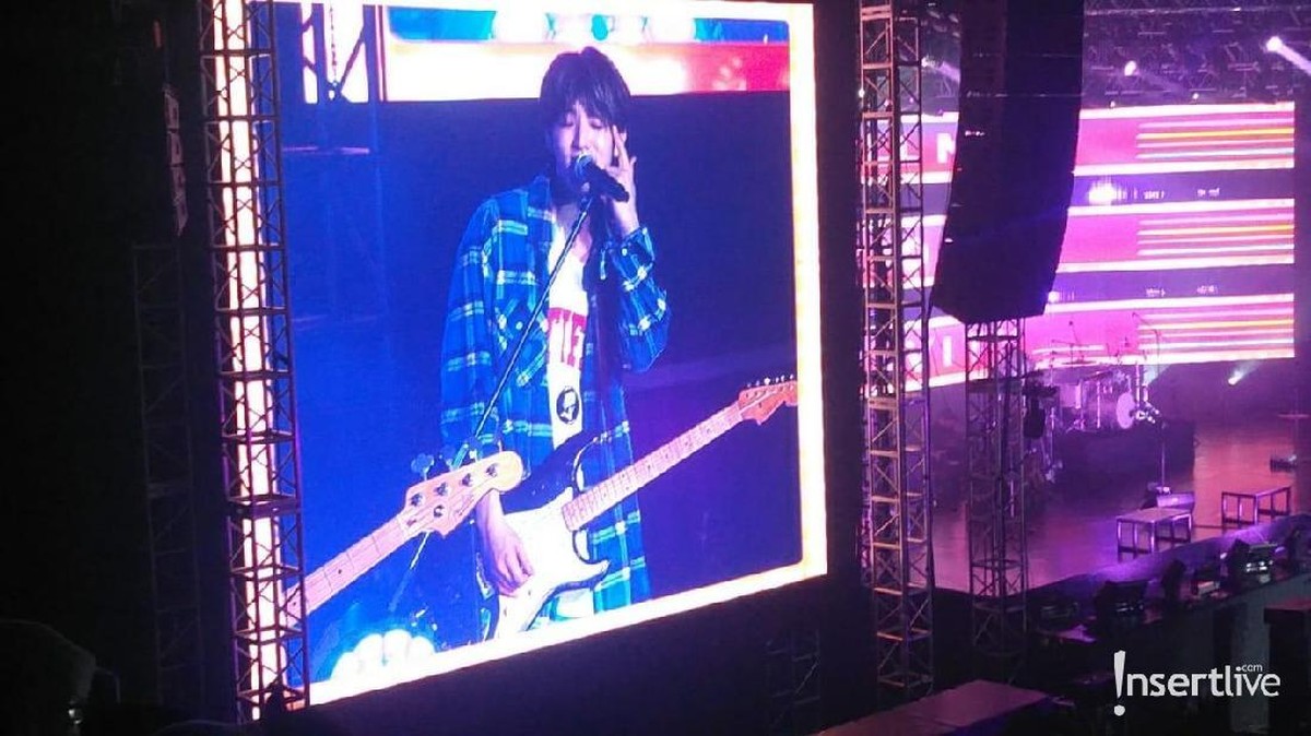 Melihat lebih dekat para personel Day6 di konser Day6 World Tour Gravity yang digelar di Tennis Indoor Senayan&comma; Jakarta&comma; Minggu &lpar;1&sol;12&rpar;&period;