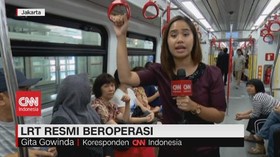 VIDEO: LRT Resmi Beroperasi, Tarif Rp.5.000