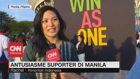 VIDEO: Antusiasme Suporter di Manilla Sambut SEA Games 2019