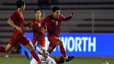 FOTO: Indonesia Tumbang di Hadapan Vietnam pada SEA Games Indonesia kalah dari Vietnam pada SEA Games 2019. Berikut foto-foto pilihan dari laga tersebut.